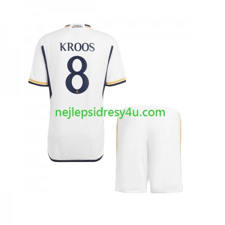 Fotbalový Dres Real Madrid Kroos 8 Dětské Domácí 2023/24